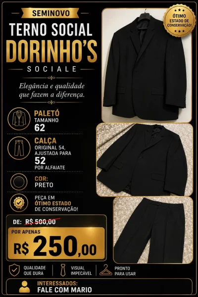 Terno extra largo