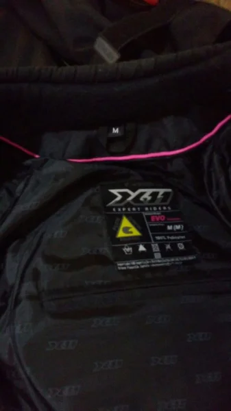 Jaqueta X11 One Impermeável Feminina Rosa c/ Preto Moto