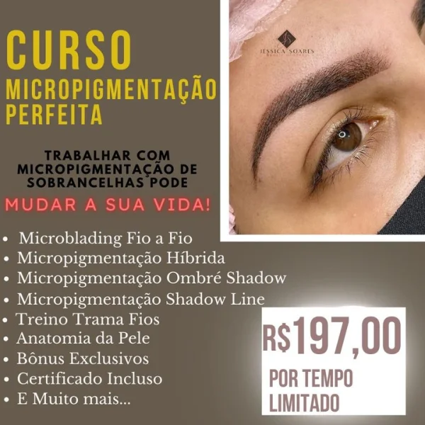 Curso Online de Micropigmentação Perfeita