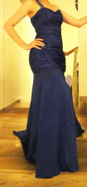 Vestido Azul Madrinhas e Debutantes Tam.36 38