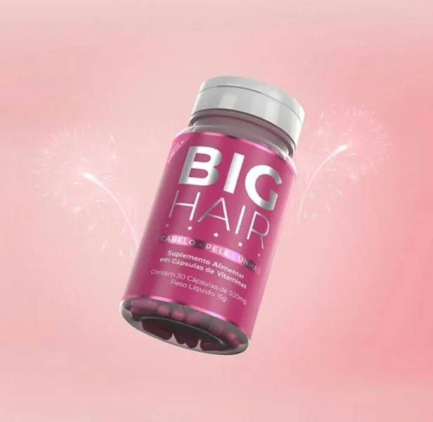 Big Hair Poderoso Multivitamínico para Crescimento dos Cabelos