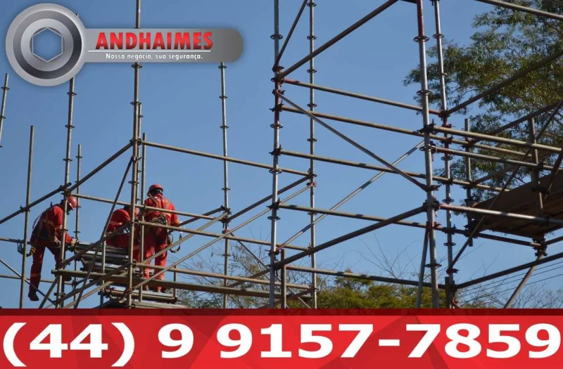 Locação Andaime Industrial Araucária PR Tubo Roll Multidirecional
