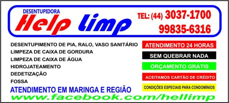 Desentupidora Help Limp