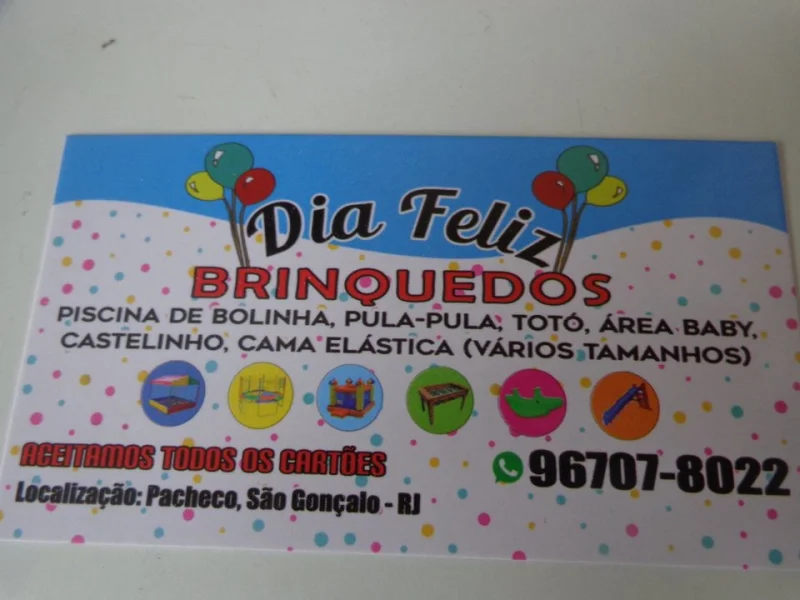 Dia Feliz Brinquedos e Eventos