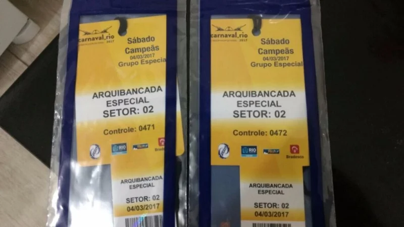 Ingresso do Desfile das Campeãs