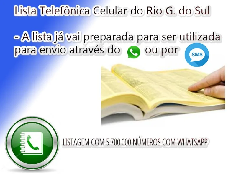 Lista Celular do Estado do Rio Grande do Sul
