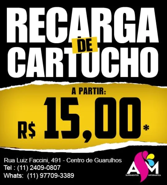 Cartuchos Compatíveis Novos para Impressora e Recargás – Asm Suprimen