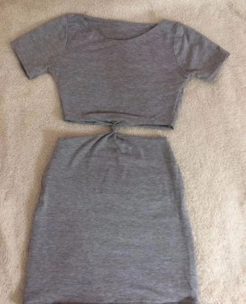Vestido Cinza