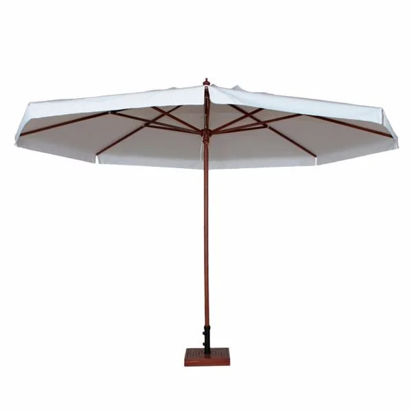 Ombrelone Guarda Sol Branco Novo com Base