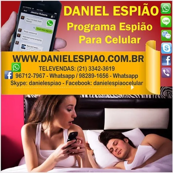 Espião Whatsapp, Espião de Facebook, Whatsapp Espião, Daniel Espião