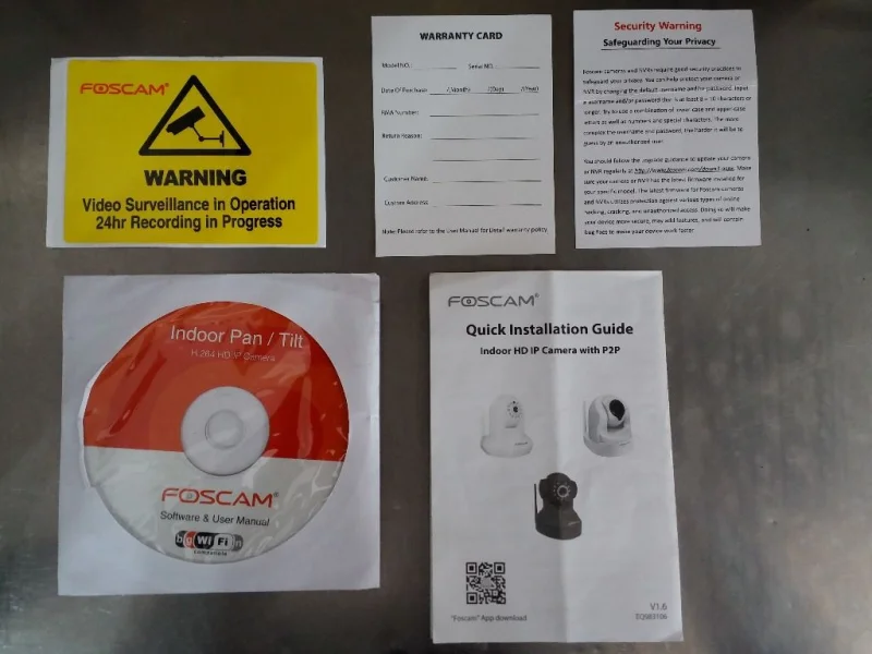 Câmera Ip Wireless Foscam Fi9826p (hd) Preta