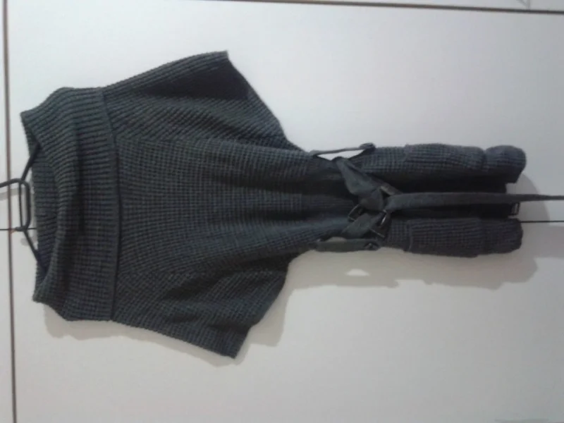 sobre Legging/vestido com Cinto P e Blusa Manga Comprida Roxa P