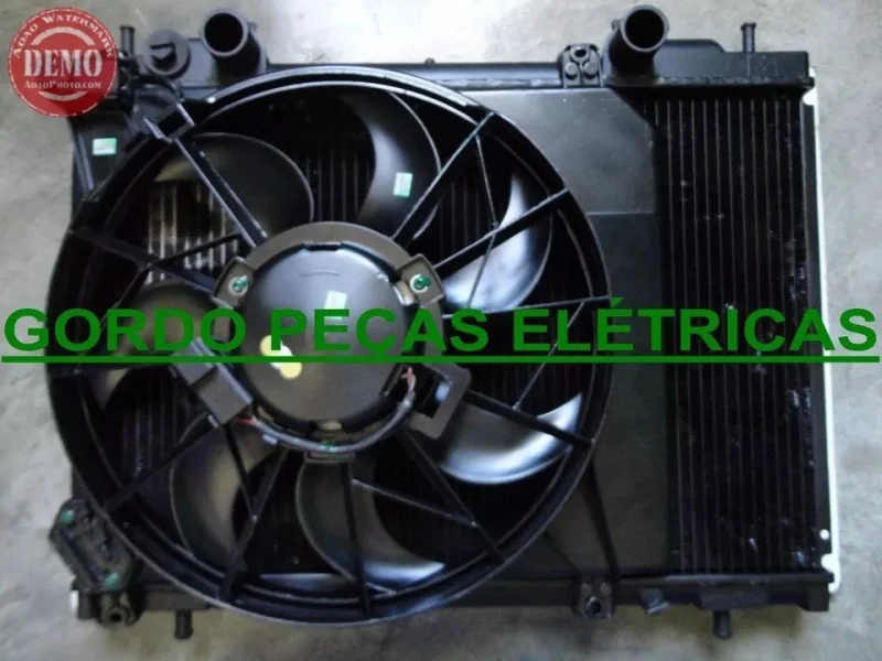 Radiador + Defletor + Ventoinha + Resistência Fiat Marea 2.0