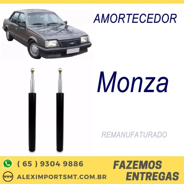 Par de Amortecedores Dianteiro Remanufaturados Monza 1982 Até 1996
