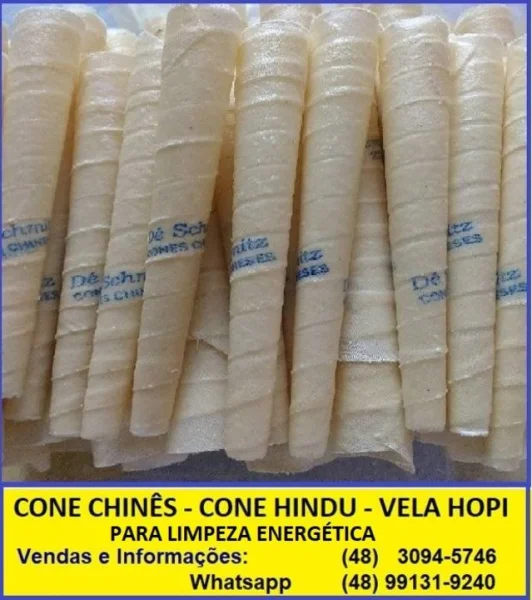 Cone Chinês para Limpeza Energética - Fabricação e Venda de Cones Chin
