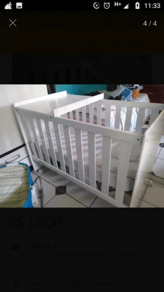 Berço com Trocador
