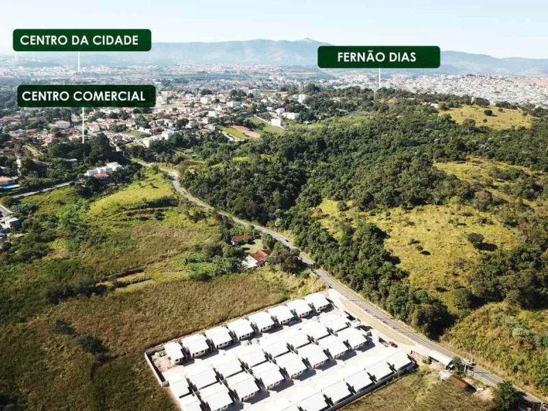 Casas de 2 Dormitórios com Suíte em Atibaia. Condomínio Fechado