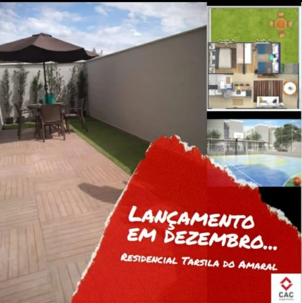 Imóvlançamento Tarsila do Amaral Unidades a Partir de 124.900