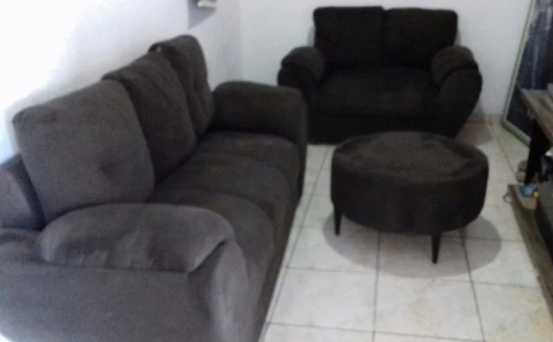 Os 2 Sofás com o Centro