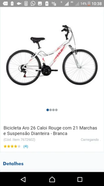 Bicicleta Caloi Aro 26