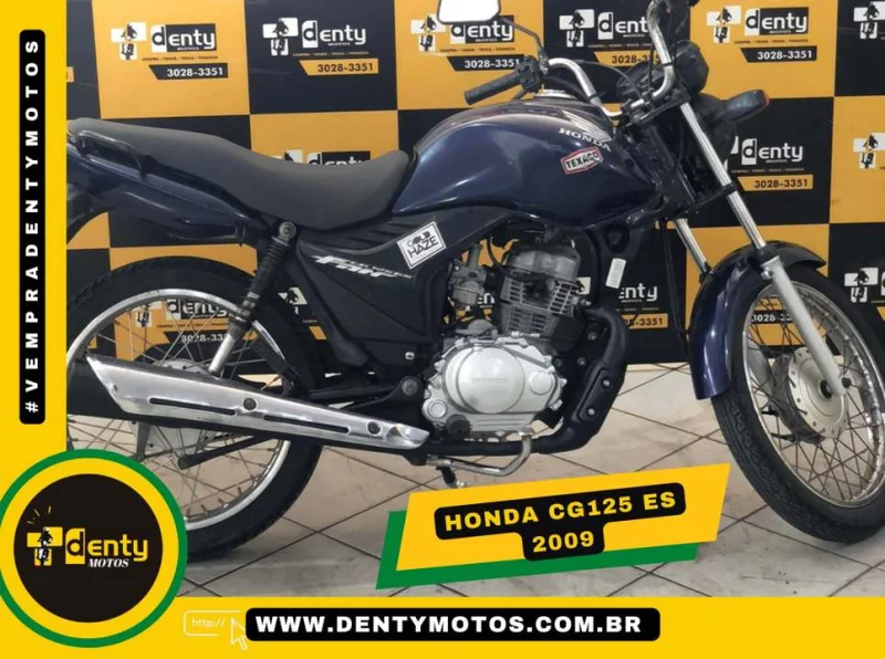 Motos Honda CG 125 2009 Azul