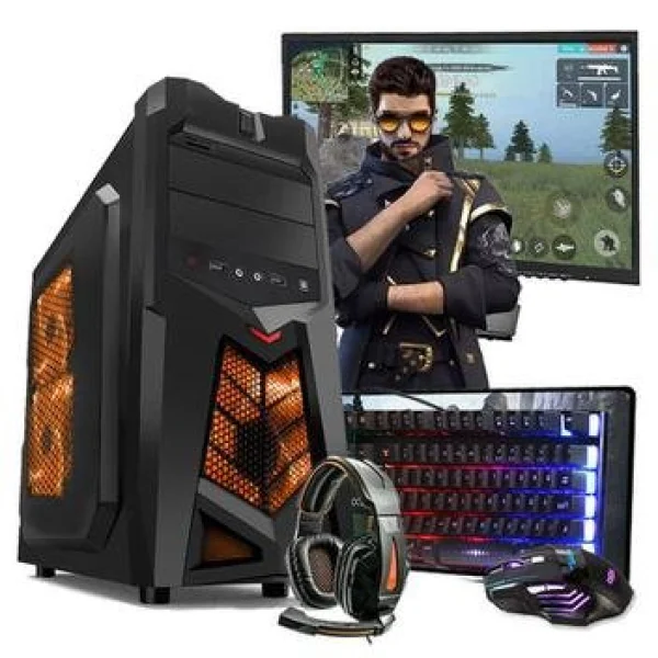 Pc Gamer Completo Hércules Intel Pentium Gpu R7 240 4gb 8gb Hd 1tb Wi-