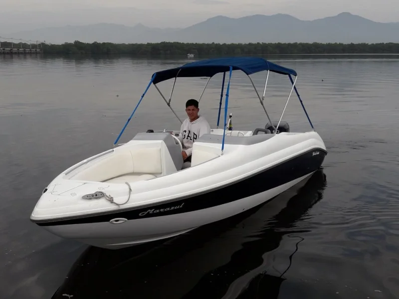 Lancha Squalo 19 Pés, Motor Johson 90hp 1995 Completa Pronta Pra Naveg