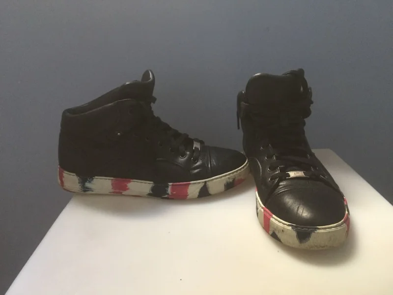 Tênis Masculino Lanvin Black Hitop Sneakers