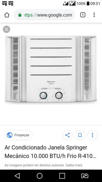Vendo Ar Condicionado Springer Mudes 10.000 Btus Semi Novo