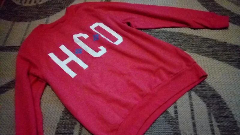 Blusa Moleton Masc. Hollister, Original