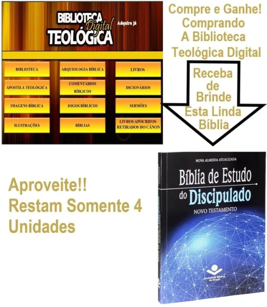 Biblioteca Teológica Digital - Brinde Bíblia de Estudos Discipulado