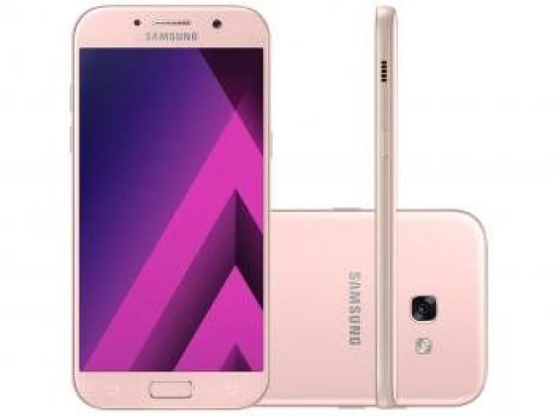 Smartphone Samsung A7 2017 32gb Rosa Dual Chip 4g