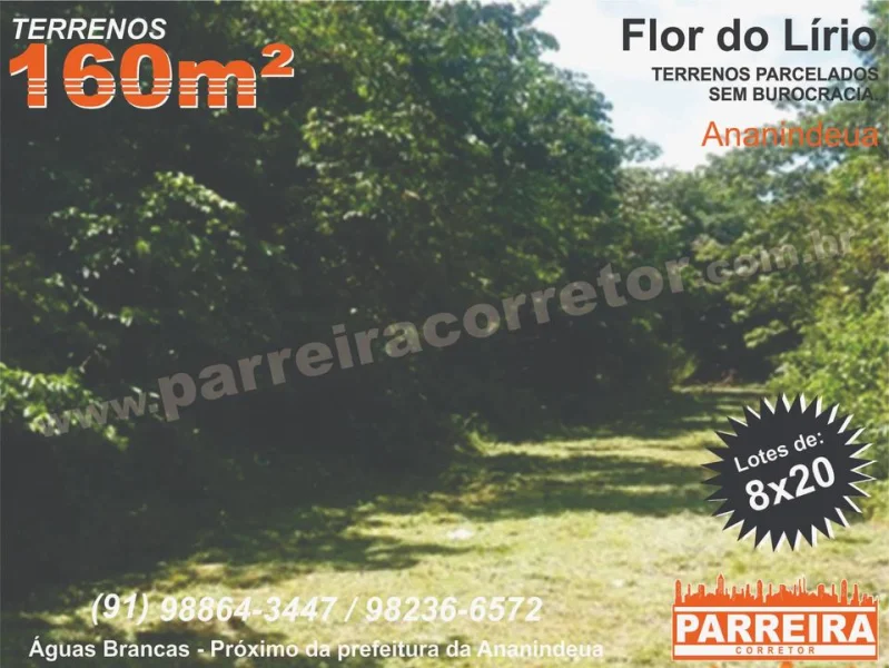 Loteamento em Ananindeua, Px da Prefeitura, Area da Av. João Paulo II