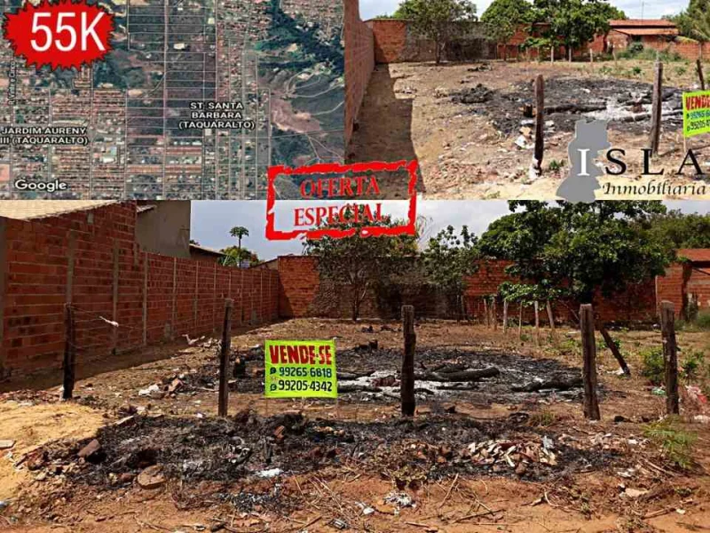 Vendo Lote no Setor Santa Helena (taquaralto)