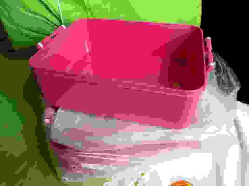 Caixa Tuppuware Rosa