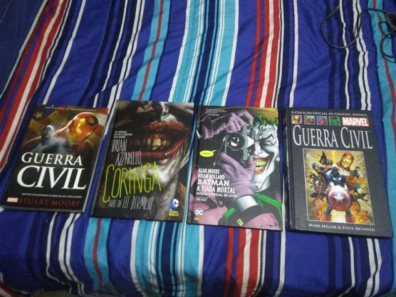 Livros Marvel e Dc Comics