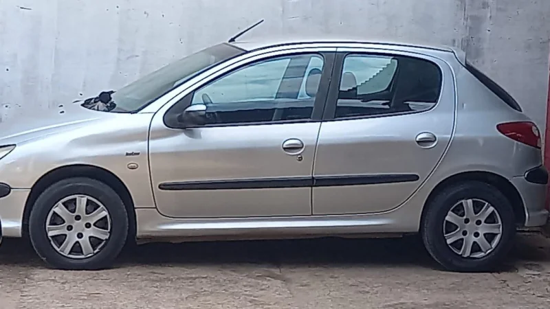 Peugeot 206 1.4 Flex Prata 4 Portas Trava Alarme Vidro Elétrico