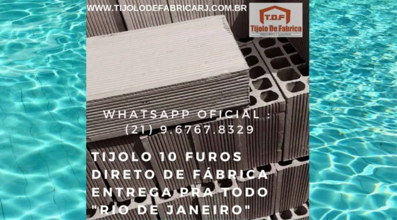 Tijolo Direto de Fábrica Whatsapp: (21) 9.6767.santa Maria Madalena- R
