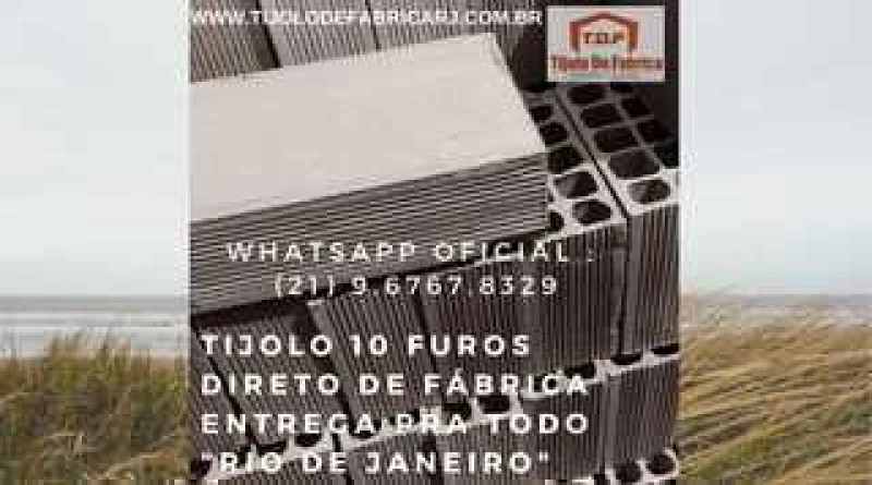 Tijolo Direto de Fábrica Whatsapp: (21) 9.6767.8329 São Sebastião do a