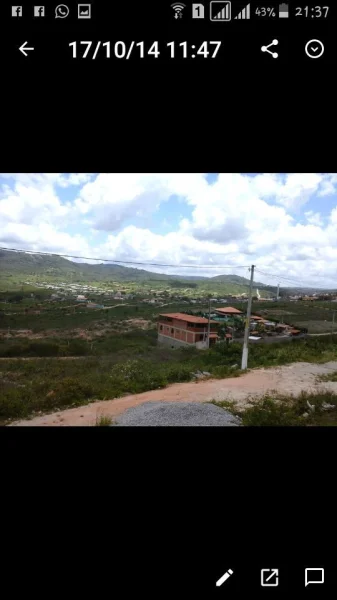 Terreno em Gravatá com 90m2