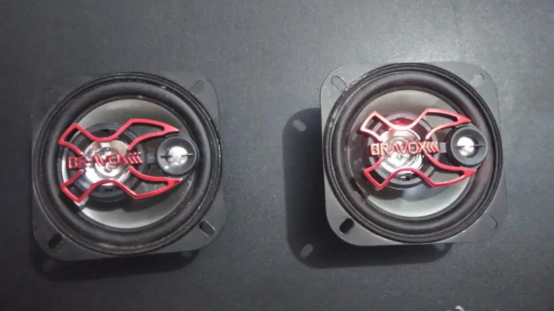 Par de Auto Falante Bravox Triaxial B3x40x 4 Polegadas