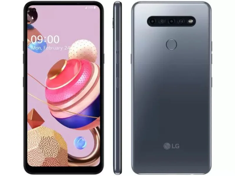 Smartphone Lg K51s 64gb Titânio 4g Octa-core - 3gb Ram 6,55” Câm. Quád