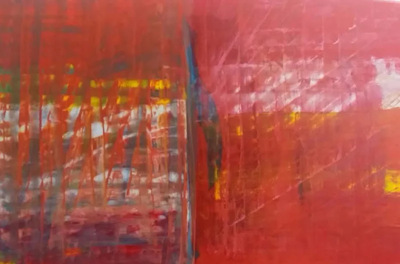 Abstrato óleo sobre Tela (painel) Decoração e Arte