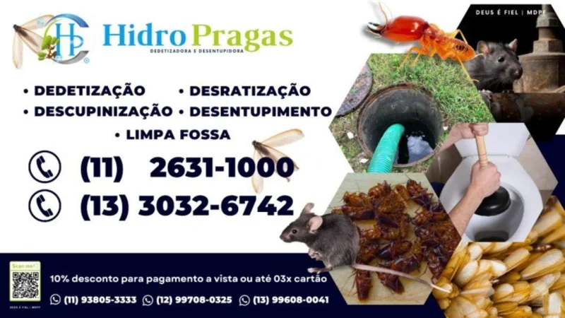 Hidro Pragas Dedetizadora e Desentupidora