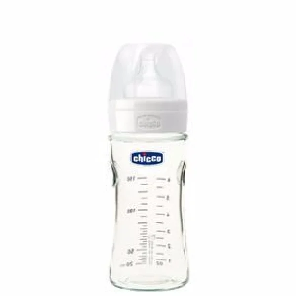 Mamadeira de Vidro Chicco na Caixa, Produto Novo
