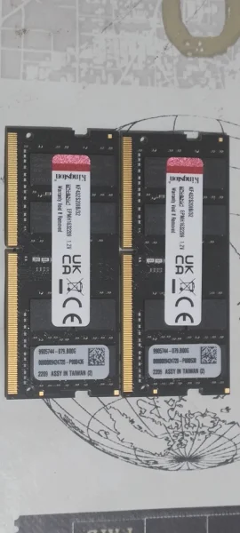 Kit Memórias de 64GB (2 x 32GB) SODIMM DDR4 3200Mhz Kingston FURY Impact(Serve para Mac)