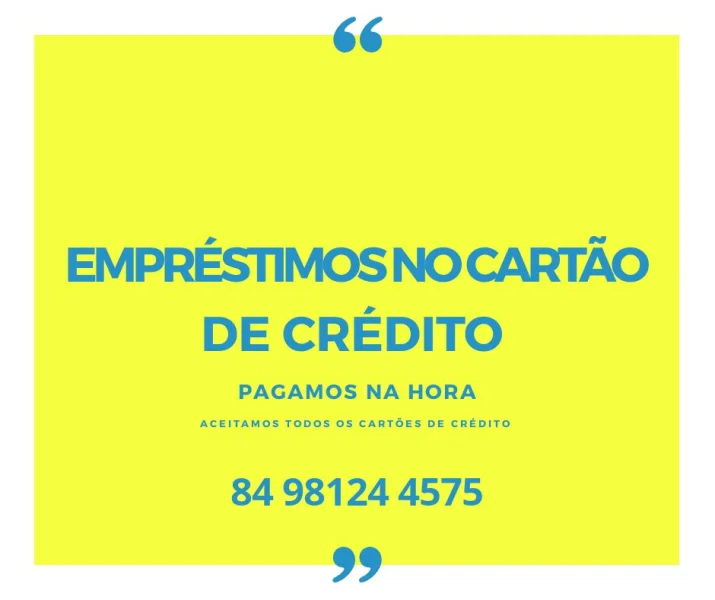 Empréstimo no Cartão de Crédito