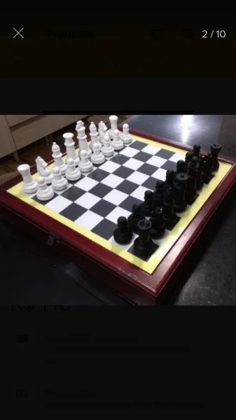 Jogo de Xadrez de Luxo. Profissional