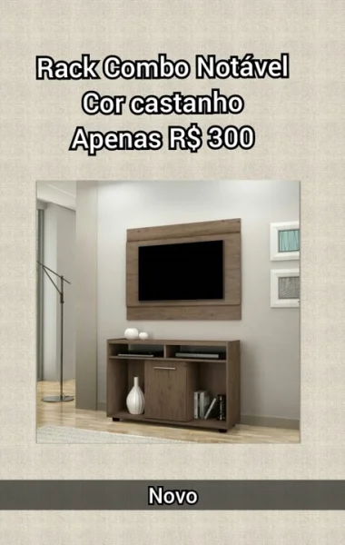 Rack Combo Notavel Novo