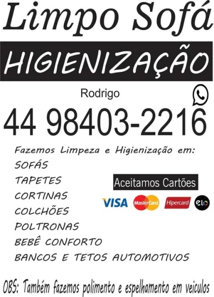 Limpeza de Sofás